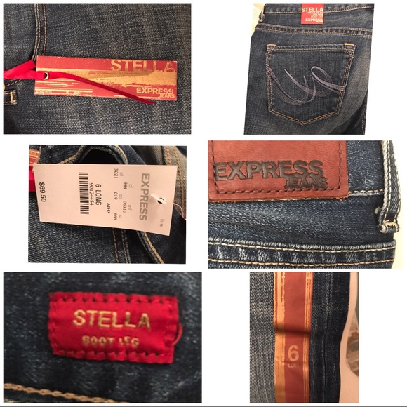 EXPRESS STELLA BOOTCUT JEAN 6L - Picture 4 of 6